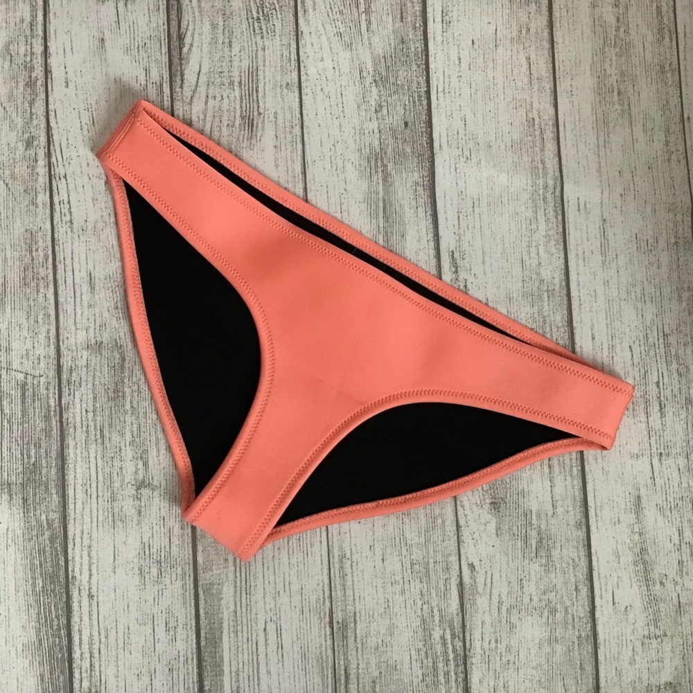 Triangl Orange Neoprene Bikini Bottoms size Medium